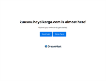 Tablet Screenshot of kuusou.hayalkarga.com